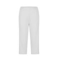 thumbnail image 5 of The Summer I Turned Pretty LEBONYARD Womens Pants Wide Leg,Fashion Women Casual Stretch Office Work Crop Pant Summer Lightweight Yoga with Pocket Button Solid Pants White L, 5 of 7