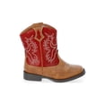 thumbnail image 2 of Wonder Nation Toddler & Boys Faux Leather Western Boots, 2 of 5