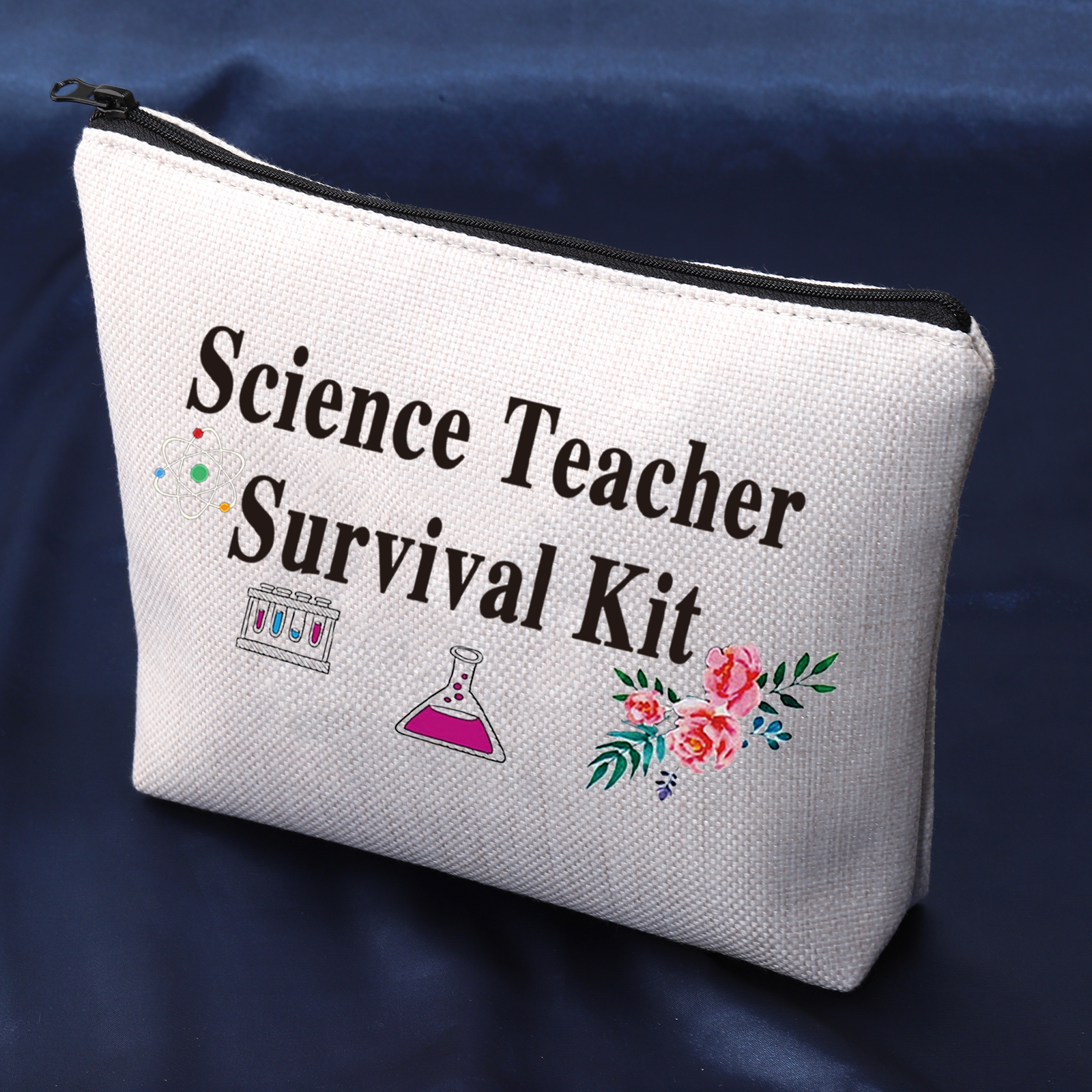 Science Teacher Survival Kit Makeup Bag Chemistry Science Teacher Gifts Teacher  Pencil Pouch Teacher Bag Appreciation Graduation Gift for Teacher 