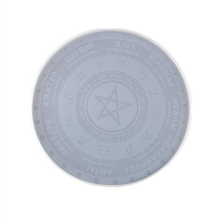 Resin Mold Tarot Divination Mat, Rolling Tray Mold For Resin, Constellation Compass Mat Silicone Mold, Epoxy Molds For Divination Decorations