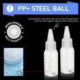 thumbnail image 4 of 20Pcs Airbrush Paint Bottles Jars 1oz/30ml Plastic Paint Containers with Ball,Resealable Small Squeeze Bottles for Paint, 4 of 6