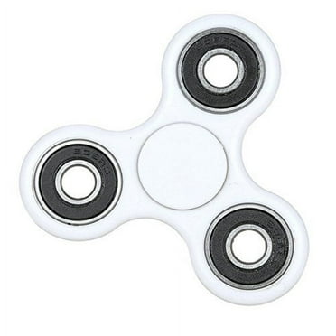 Tri-Fidget Hand Spinner, Epicgadget(TM) Fidget Spinner Stress Reducer Focus For Adults and Kids (White)