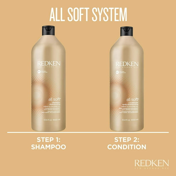Redken All Shampoo | For Dry/Brittle Hair | Provides Softness and | With Oil - Walmart.com