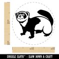 thumbnail image 2 of Friendly Ferret Rubber Stamp for Scrapbooking Crafting Stamping - Mini 1/2 Inch, 2 of 7