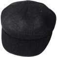 thumbnail image 4 of CoCopeaunts Newsboy Hats for Women Summer Breathable Mesh Straw Beret Adjustable Artist Painter Octagonal Caps Visor Beach Hat, 4 of 8