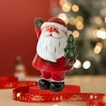 thumbnail image 2 of dajkiuy Christmas Santa Claus Figurine, Santa Claus Christmas Decorations, Decorative Holiday Figurine for the Mantle, Bookshelf, or Tabletop, 2 of 6
