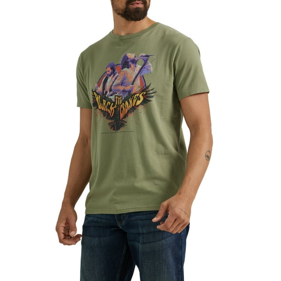 Wrangler® Men's Short Sleeve Black Crowes Graphic Band Tee, Sizes S-3XL