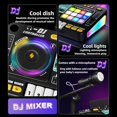 thumbnail image 4 of Kids DJ Mixer Toy DJ Table With Light and Keyboard for Party Educational Interactive Musical Toy, DJ Learning Keyboard Mixer Educational Gift For Boys And Girls, 4 of 8