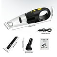 thumbnail image 3 of Wireless Car Vacuum Cleaner, 4 Meter Cordless Handheld Vacuum with 120w High Suction Power, 12v Car Charger & 3 Attachments for Pet Hair and Crumbs, Compact Portable Design for Auto, 3 of 9