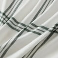 thumbnail image 2 of Kate Aurora Woodland Plaid Fringed Accent Throw Blanket - 50 in. x 60 in. - White/Green, 2 of 4