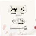 thumbnail image 4 of Houderco 2Ud Cerraduras Para Muebles De Aleación En Color Plata Para Cajones Y Cajas De Madera Antiguas, 4 of 7