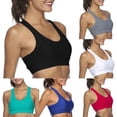 thumbnail image 3 of DuoJiaJ Womens Yoga Sports Bra, Racerback with Pocket Athletic Top Blue XL, 3 of 7