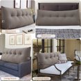 thumbnail image 3 of Lovote Bed Wedge Pillow for Headboard Gap Reading Lumbar Back Rest Support Pillow for Bed Sofa Large Long Pillow with Side Pockets Removable Cover, 39"x20", Gray, 3 of 8