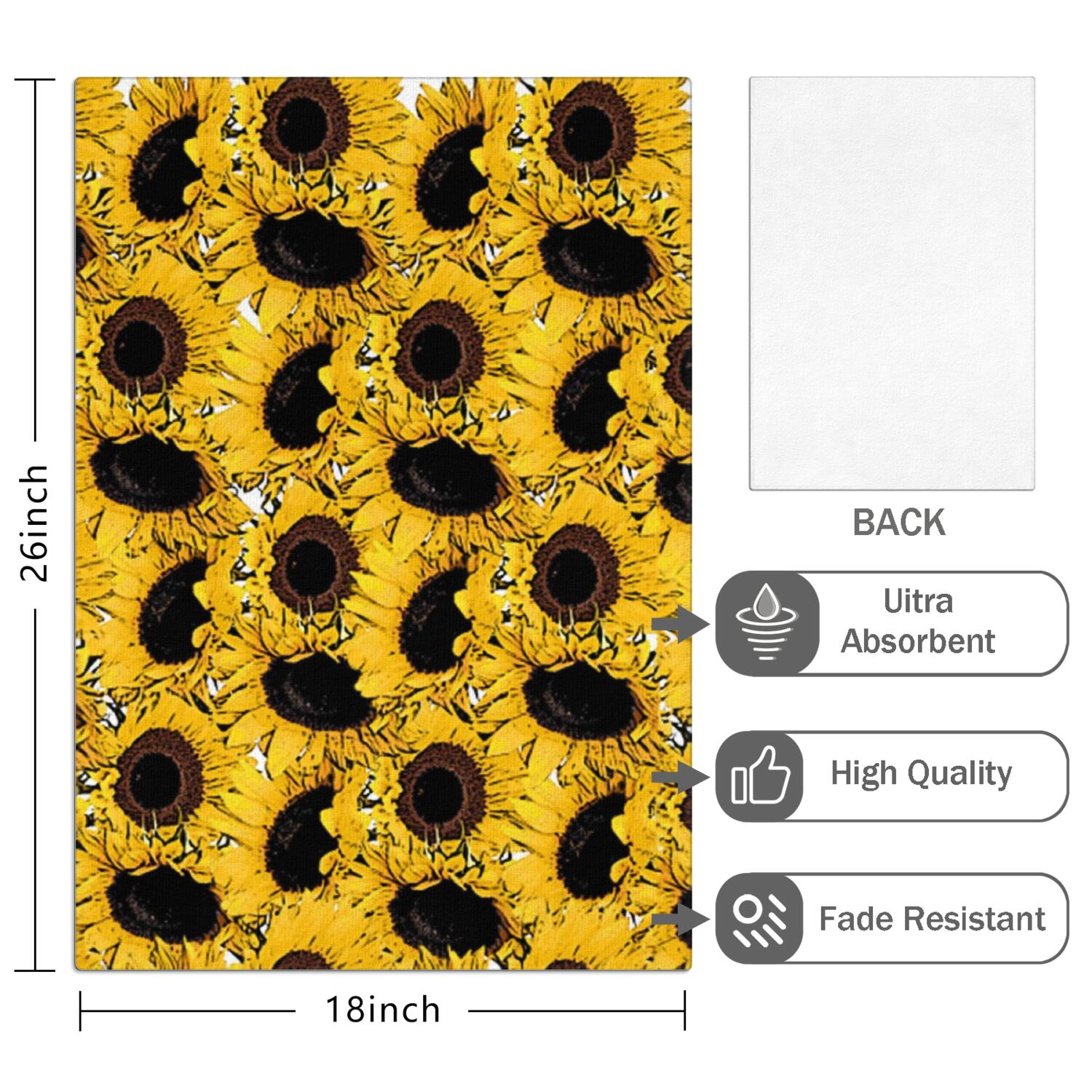 2 Pcs Funny Kitchen Towels,Brown Ethnic Geometric Pattern Microfiber Dish Towels,Kitchen Tea Towels,Kitchen Towel Set (18" X 26")