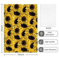thumbnail image 2 of 2 Pcs Funny Kitchen Towels,Yellow Sunflower Pattern Microfiber Dish Towels,Kitchen Tea Towels,Kitchen Towel Set (18" X 26"), 2 of 7