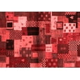 thumbnail image 1 of Ahgly Company Indoor Rectangle Abstract Red Contemporary Area Rugs, 4' x 6', 1 of 4