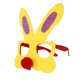 thumbnail image 2 of Gafas de conejito de Pascua novedosas, accesorios para fotos, gafas de Pascua no tejidas orejas de conejo amarillo, 2 of 9