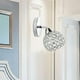 thumbnail image 5 of Lámpara de pared de cristal decorativa de moderno, de lámpara de pared de cabecera para decoración para hogar, plateado, bombilla de, 5 of 7