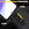 thumbnail image 5 of JTCASES for Samsung Galaxy A73 5G Case, Foldable Kickstand Heavy Duty Protective Rugged Hybird Anti-slip Shockproof/Drop Resistant PC TPU Shell for Samsung Galaxy A73 5G, Black, 5 of 7