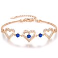 thumbnail image 1 of Pulsera CDE Forever Love Heart Charm de plata 925 para mujer, 1 of 6
