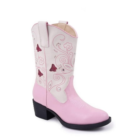 

Roper Western Boots Girls Butterfly Child Pink 09-018-1201-1215 PI