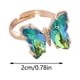 thumbnail image 2 of Anillos para mujer, regalos para mujer, moda para damas, degradado, ajustable, con apertura, anillo de joyería, 2 of 2