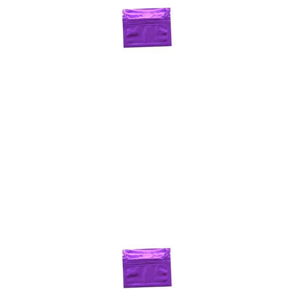 Inteprter Bolsa de papel de aluminio de 100 piezas, contenedores de muestra, bolsas de paquete Ziplock selladas a prueba de fugas con accesorio Type2 NO2