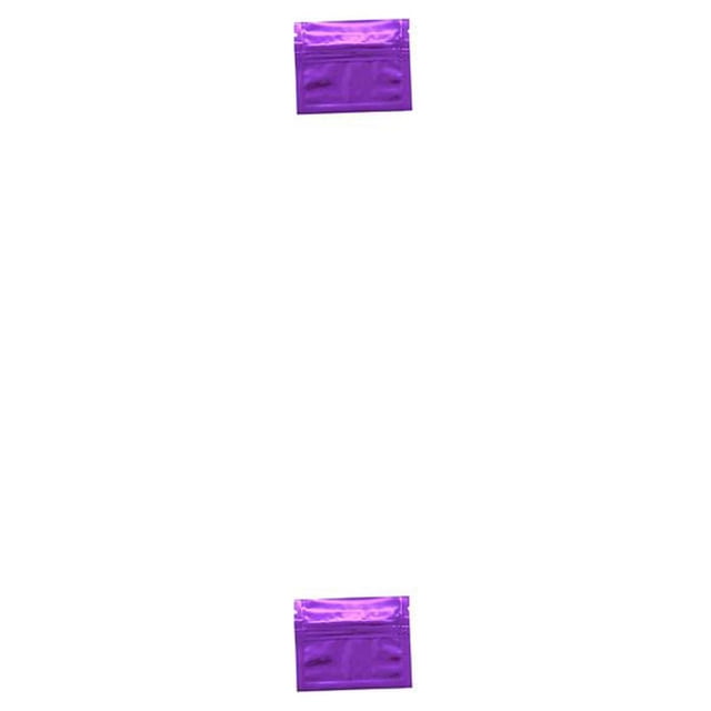 Inteprter Bolsa de papel de aluminio de 100 piezas, contenedores de muestra, bolsas de paquete Ziplock selladas a prueba de fugas con accesorio Type2 NO2