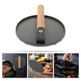 thumbnail image 3 of HAMPPLIES Burger Press Black Hamburger Press Tool with Ergonomic Handle 1Set, 3 of 8