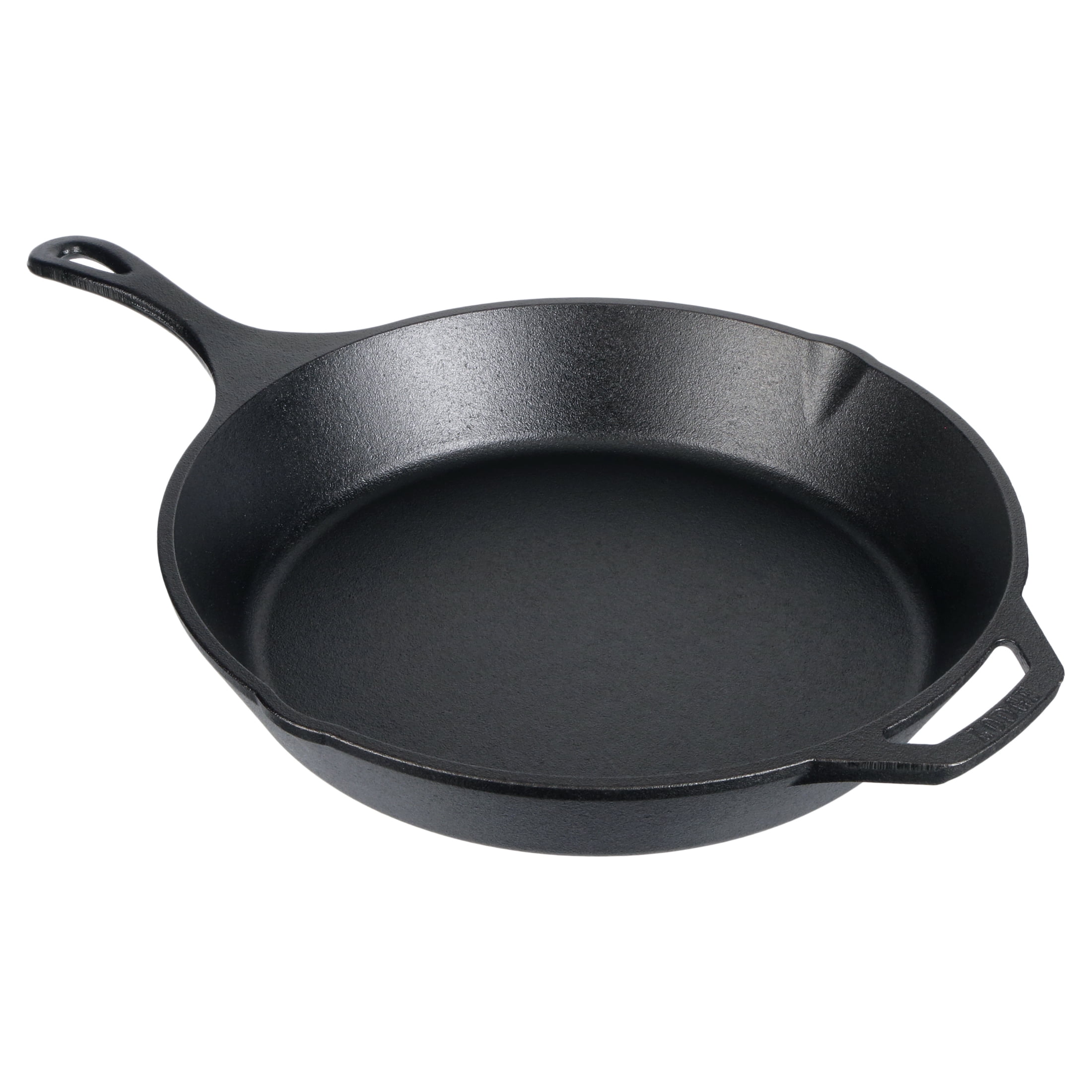 Lodge Cast Iron 13.75-Inch Cast Iron Skillet, Black, Carbon Steel Pan, Oven  Safe, Seasoned, Multi-Purpose Cooking Tool in the Cooking Pans & Skillets  department at