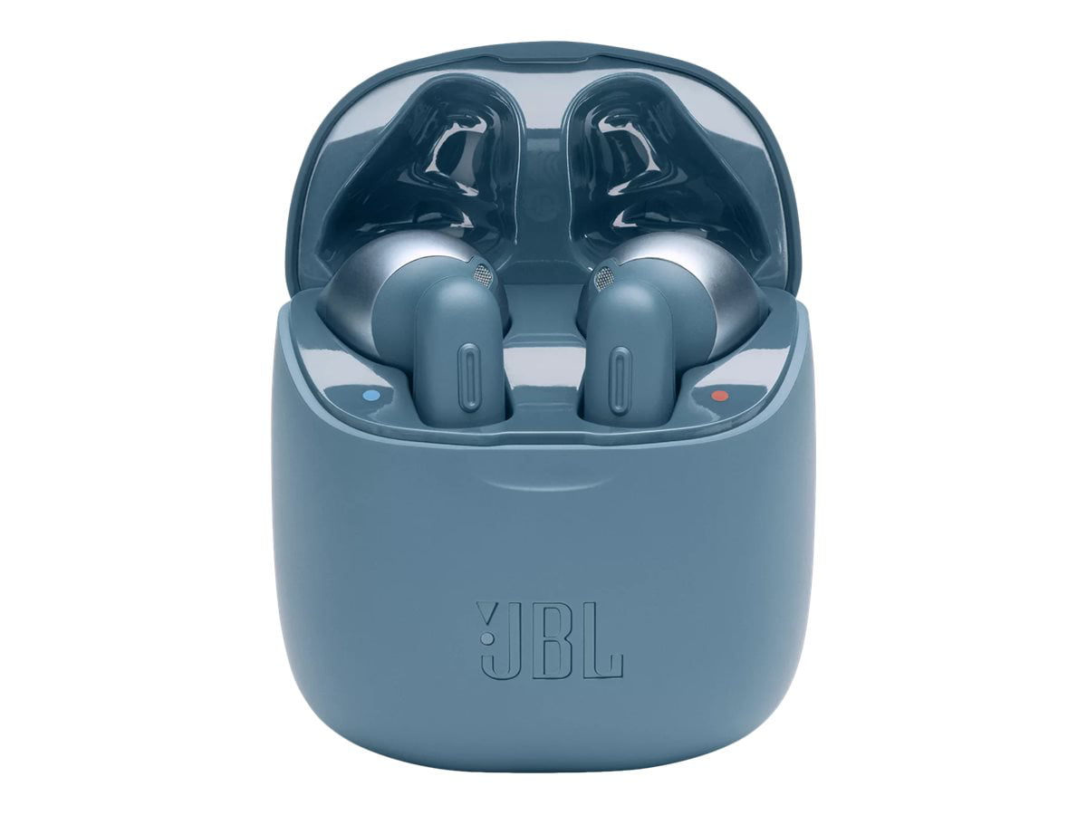 Autonomie Pendant 20 hrs avec lÉtui de Recharge Bluetooth Ecouteurs Pure Bass sans fil JBL Tune 220TWS Bleu Appels Stéréo Mains Libres Grâce au Bluetooth