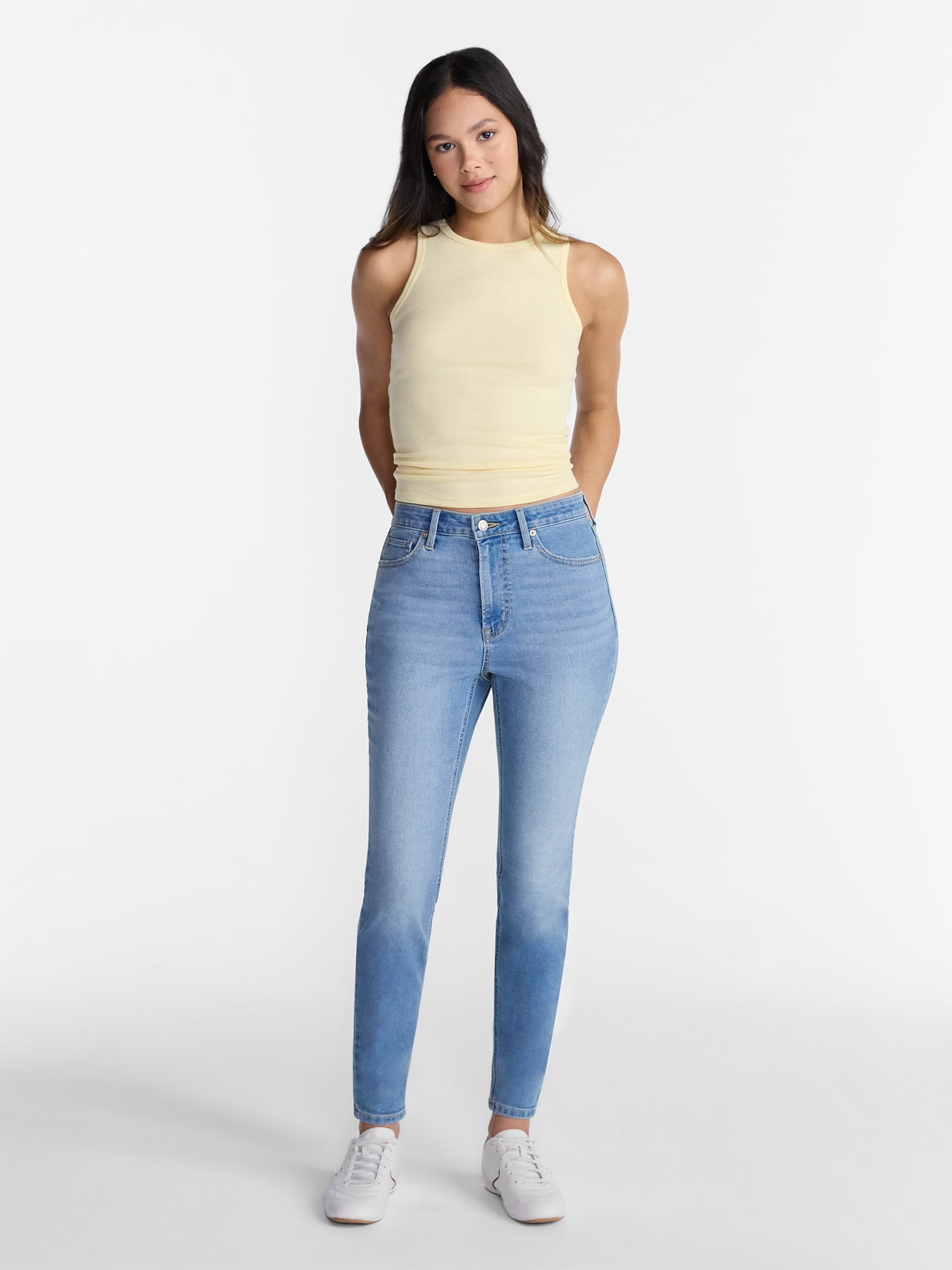 No Boundaries High Rise Skinny Jeans, 29" Inseam, Women's Sizes 00-20
