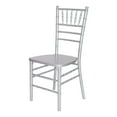 thumbnail image 2 of Chair - Chiavari Wood - Silver/White Cushion (4/Box), 2 of 2