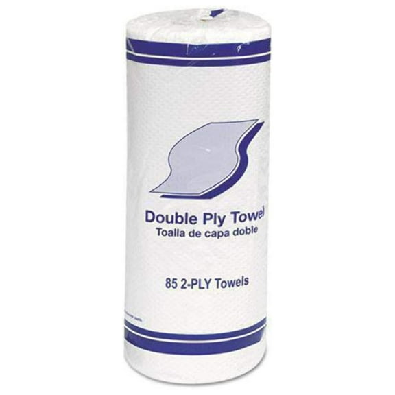 1797 Kitchen Roll Towels, 2-Ply, 11-Inch, White, 85/Roll, 30 Rolls/Carton