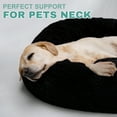 thumbnail image 3 of GOUWAN Calming Donut Dog and Cat Bed, 40" Plush Dog Bed Washable, Round Pet Beds for for Large Dogs，Black, 3 of 10
