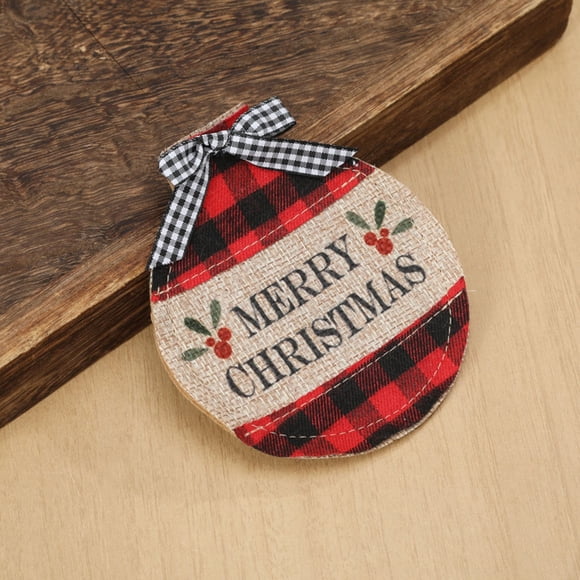 Xihbxyly Artículo En Liquidación Juego de Cubiertos para Decoración de Mesa Navideña, Accesorios Navideños Bordados, Juego de Cuchillos y Tenedores, Decoraciones Navideñas para El Hogar, Hoteles y Re