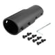 thumbnail image 2 of Dispositivo de Tubo de extensión de scooter eléctrico Cola Soporte de poste de elevación de manillar Flexible Negro, 2 of 8