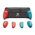 thumbnail image 1 of NeoGrip Bundle: an Ergonomic Grip Hard Shell with Replaceable Grips [to fit All Hands Sizes] for Nintendo Switch OLED and Regular Model, 1 of 4