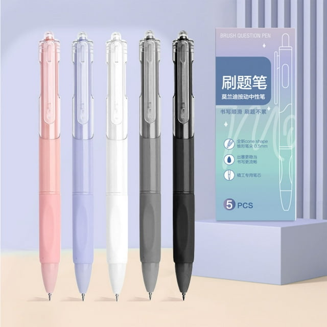 EGNMCR Papeterie pour Examens et Usage de Bureau Stylo à Pression pour Hommes et Femmes. Papeterie pour Examens et Usage de Bureau Stylo à Pression pour Hommes et Femmes. Stylo-Bille 2 ml