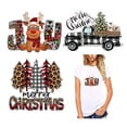 thumbnail image 2 of Pegatinas de transferencia de calor navideñas, calcomanías para planchar, patrón de ciervo y árbol de Navidad para camisetas, mochila, funda de almohada con capucha, 2 of 4