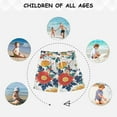 thumbnail image 6 of FORMRS Boys Swim Trunks Quick Dry Mesh Liner Boardshorts Sizes XS-XL, Colorful Flowers Pattern, 6 of 7