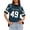 Dark Green, variant on Women's Loose Fit Short Sleeve Mesh Football Jersey V-Neck Graphic Top Tee, Casual Sporty Apparel for Daily Wear, Comfortable and Lightweight with Trendy Patterns ,Green M