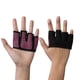 thumbnail image 5 of Guantes de levantamiento de pesas antideslizantes de color rojo rosa L con diseño de medio dedo para un agarre seguro, 5 of 8