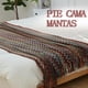 thumbnail image 4 of Manta para Sofá ,Cobija Punto con Borlas 172X127CM,Throw Blanket cálida,Que no Hace Bolitas,para Cobija Decoración Pie de Cama y sofás y campamentos al Aire Libre,picnics. (Rojo), 4 of 6