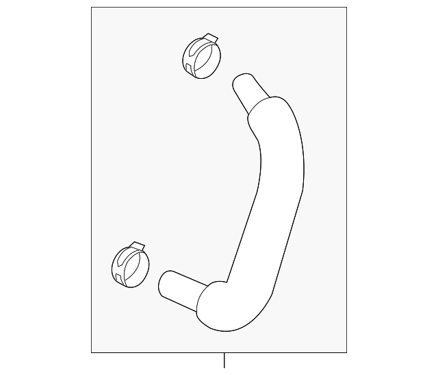 Genuine OE Kia PCV Hose - 26720-2B601