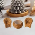thumbnail image 6 of XDDST Set Of 3 Woven Chair Dollhouse Furniture Woven Table Chair Model Set Miniature Dollhouse Accessories, 6 of 7