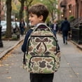 thumbnail image 4 of HUIACONG Camo Duck Bow School Backpack for Teens Age 12+, Multi Pocket Water Repellent Daypack, Breathable Padded Adjustable Straps Sturdy Wear Resistant Bookbag for Travel, 4 of 7
