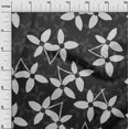 thumbnail image 3 of oneOone Silk Tabby Navy Gray Fabric Asian Block Floral Sewing Material Print Fabric By The Yard 42 Inch Wide, 3 of 4