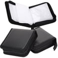 thumbnail image 3 of 3Pcs CD Cases DVD Case Portable Zipper CD Case Holder 40 Disc Wallet Bag, 3 of 7