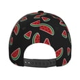 thumbnail image 6 of Daiia Watermelon print Baseball Cap Men Women Golf Dad Hat Adjustable Original Classic Low Profile Hat Unconstructed Plain Cap, 6 of 9
